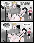 Amice spanked in the gym uploaded by Bum