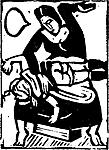 MARY_SPANKING_HER_DAUGHTER_LINOCUT