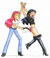 Starfire_spanks_Blackfire_Part_1