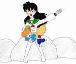 Kagome_Spanks_Shippo_1